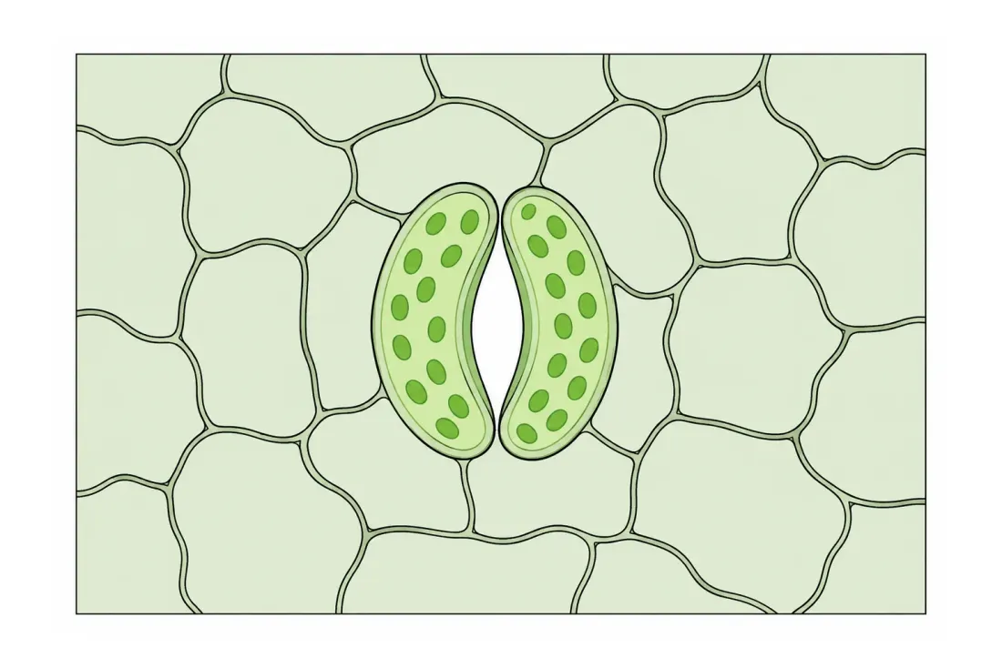 Stomata and guard cells